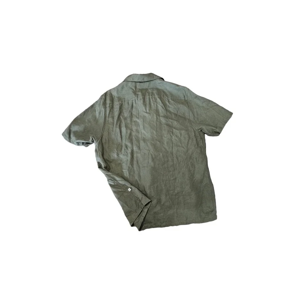 Ted Baker London size 5 olive men's button up